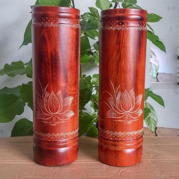 Ống đựng nhang gỗ cao 22cm