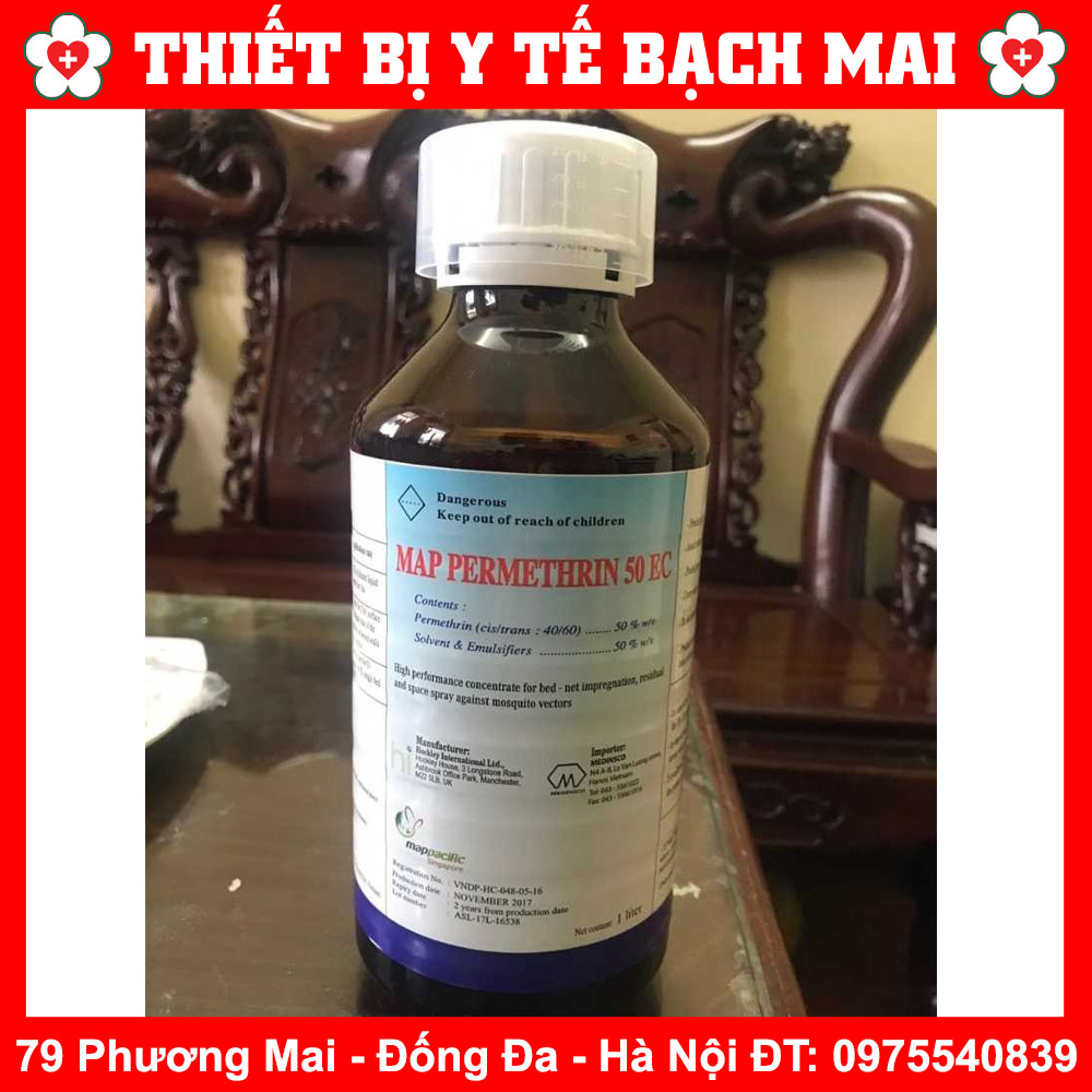 Thuốc Diệt Muỗi Map Permethrin 50 EC Chai 1000 ml ( Nhập Anh Quốc)