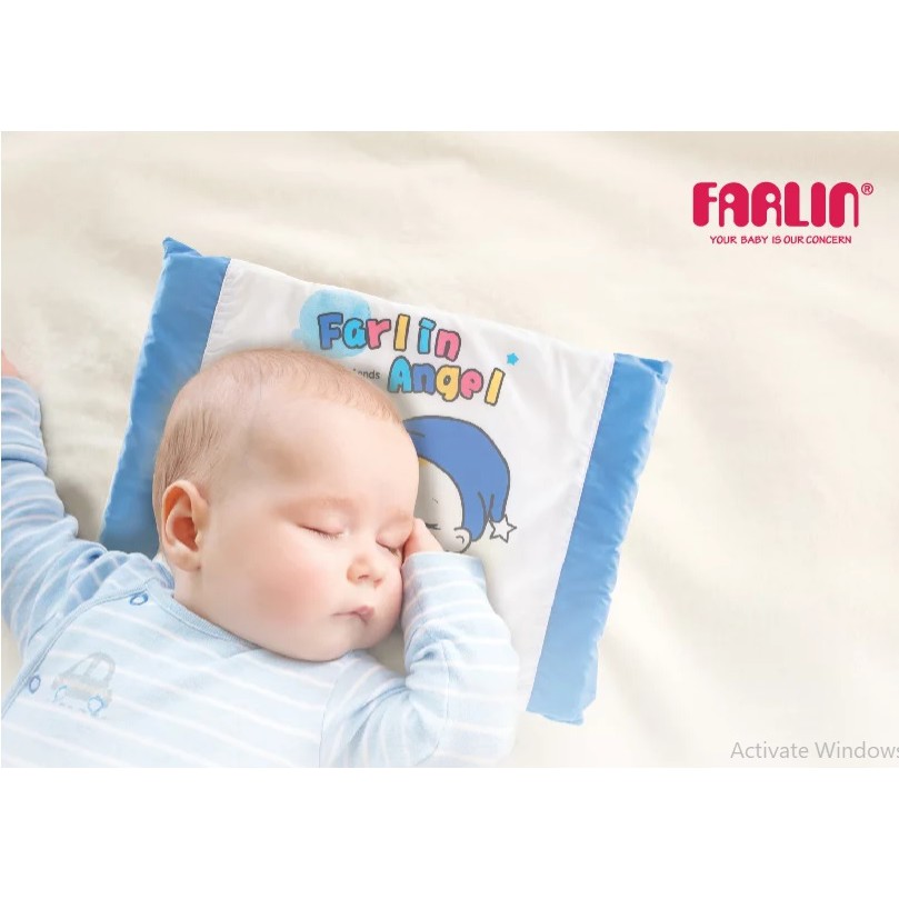 Gối Cao Su Non Cho Bé Từ Sơ Sinh Farlin BF573A ( 100% Cao Su Non Tự Nhiên )