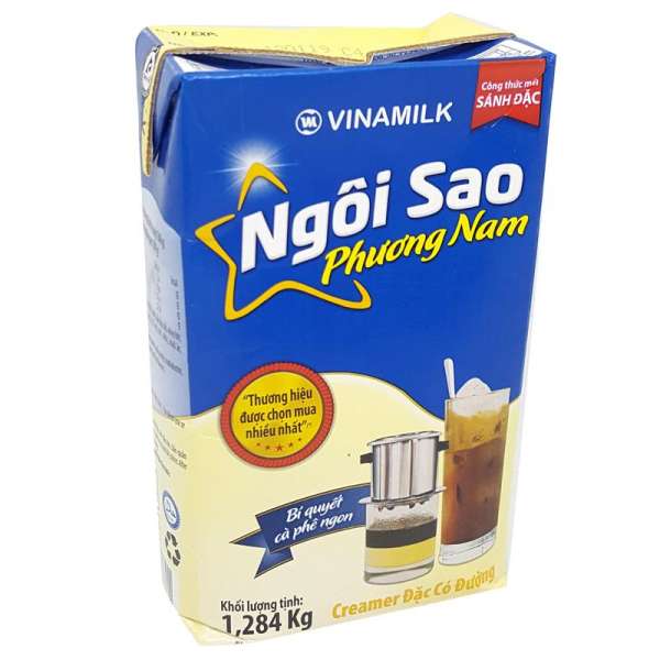 Khuyến Mại Sữa đặc Ngoi Sao Phương Nam Xanh Biển Co đường Hộp 1 284kg