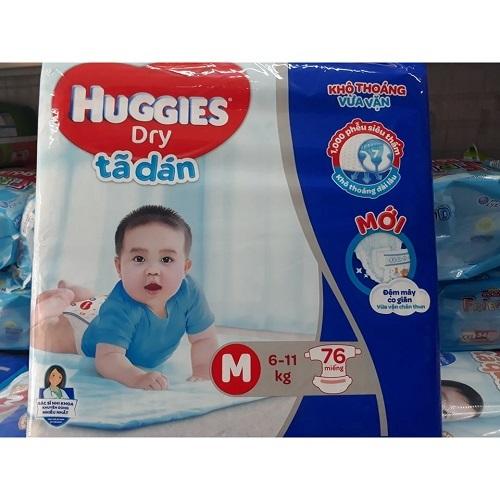 TÃ DÁN HUGGIES M76 CHO BÉ 5-10KG