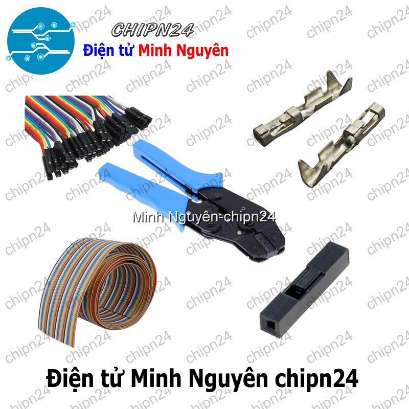 [25 cái] Lõi Header SM Dupont Cái 2.54mm (Dùng bấm đầu dây điện cho Dây cắm Testboard) - HH004996