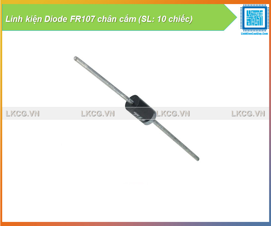 Linh kiện Diode FR107 chân cắm