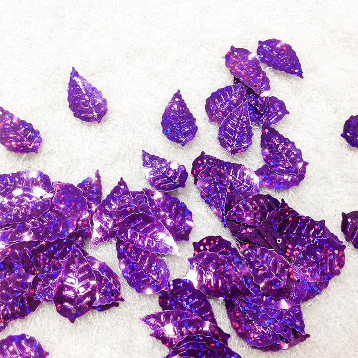 Combo 20 hoa lá kim sa 3D kết áo đính trang phục,Kim sa vảy cá trang trí áo dài áo đầm lấp lánh phụ kiện may vá trang trí vặt