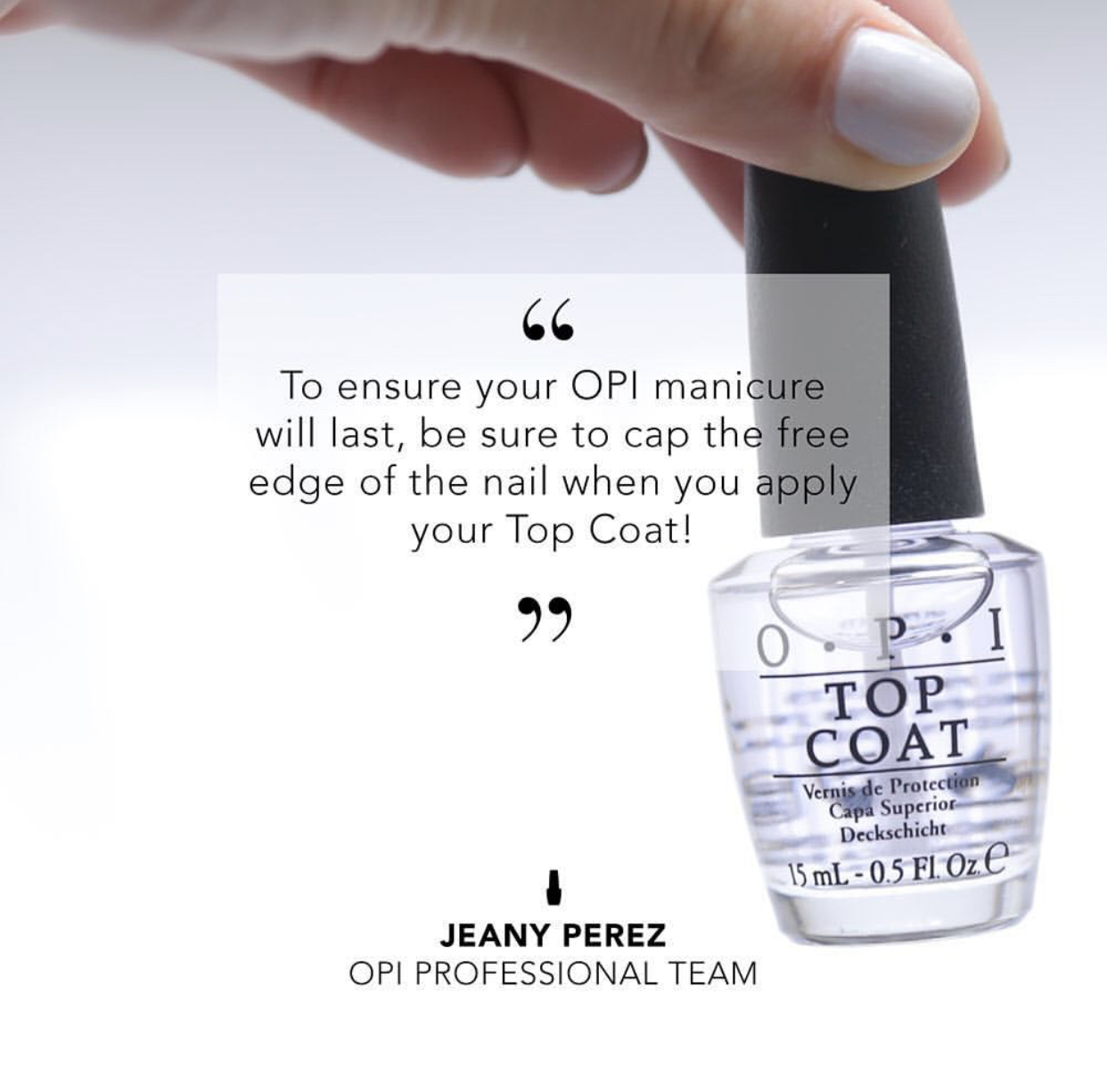 [TOP] Nước phủ bóng OPI dành cho sơn thường: TOP COAT LACQUER