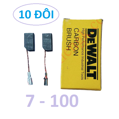 10 đôi chổi than Dewalt dùng cho máy khoan, máy mài