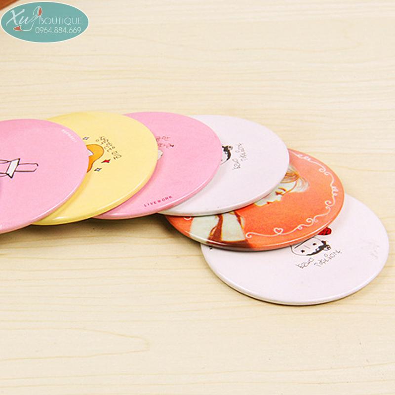 Combo 2 Gương Mini Bỏ túi Siêu Dễ Thương
