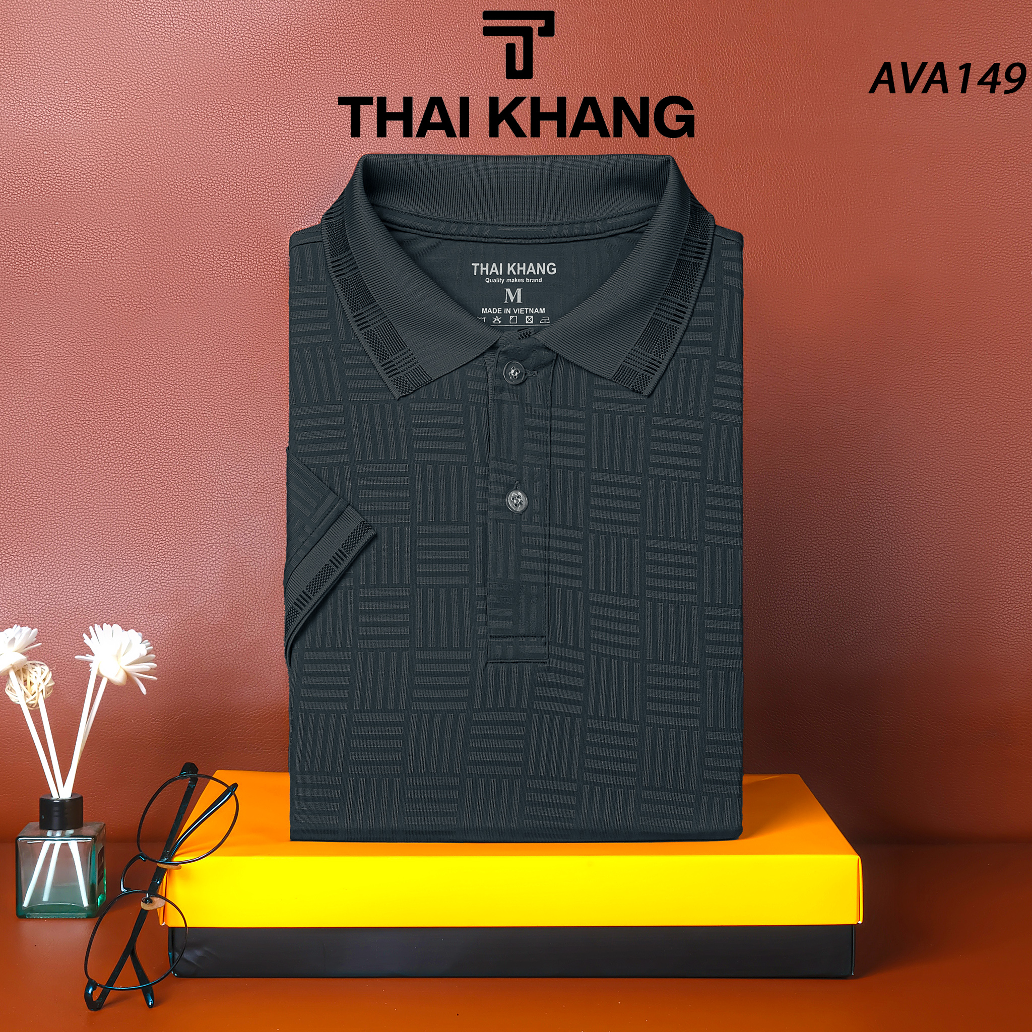 Áo thun nam cao cấp trung niên THÁI KHANG vải thun lạnh mặc mát thoải mái AVA14