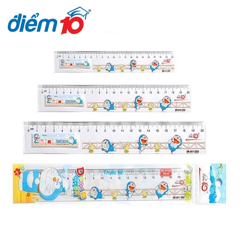 Thước Kẻ 20cm Điểm 10 Thiên Long Doraemon TP-SR011/DO
