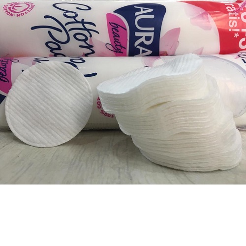 BÔNG TẨY TRANG AURA - 150 miếng