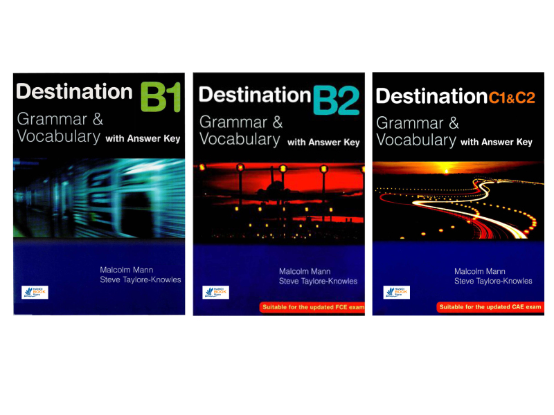 Bộ sách 3 quyển Destination B1,B2,C1&2 ( sách gia công đen trắng)