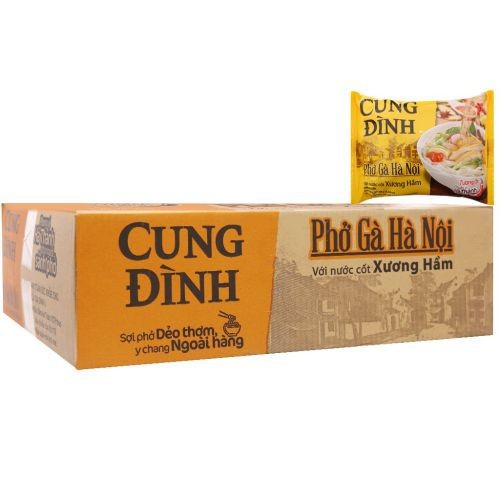 Thùng phở gà Cung Đình 30 gói 68g
