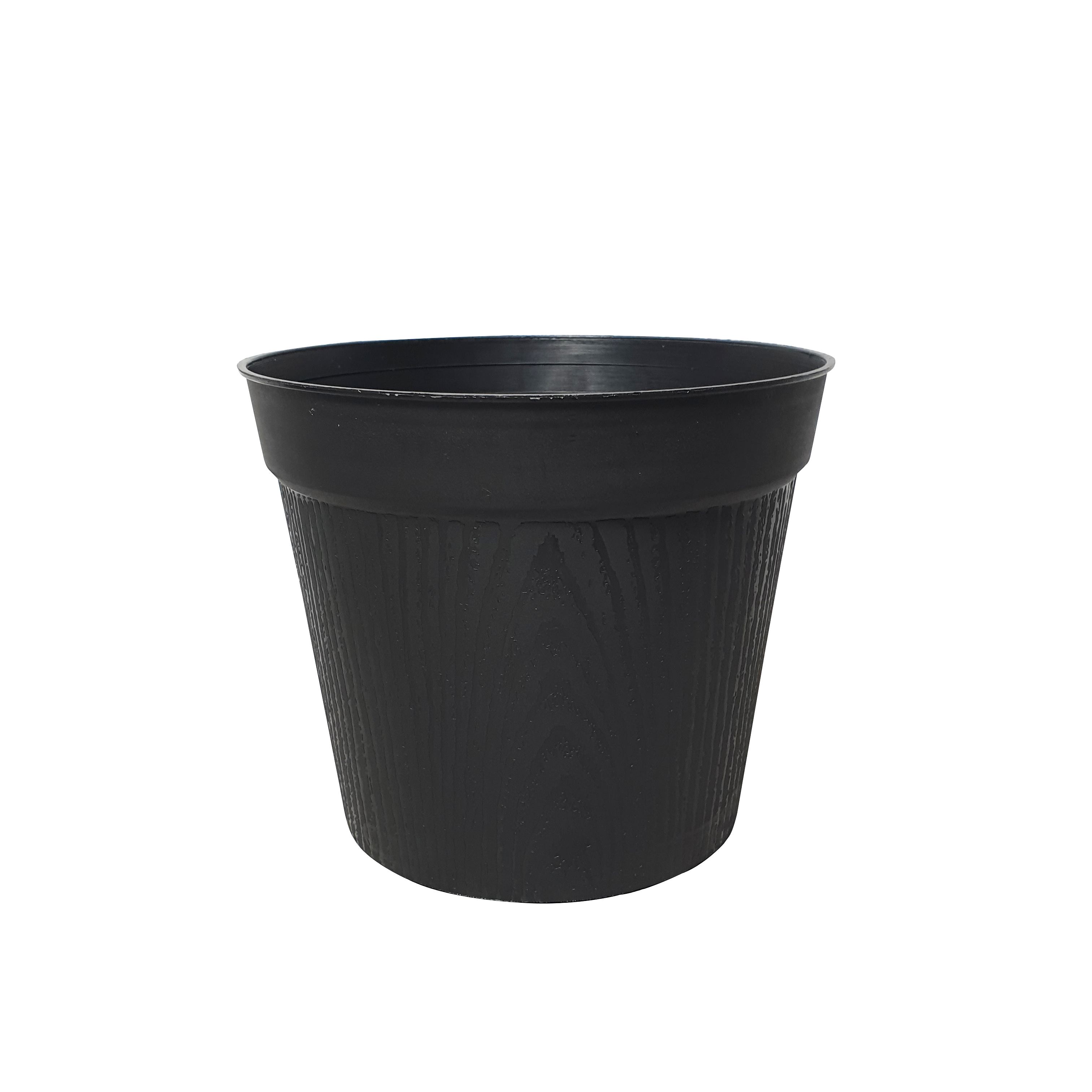 [HCM]5 Chậu Nhựa Vân Gỗ Size 15cm