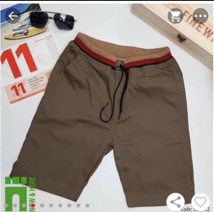 [HCM]Quần short kaki lưng thun cao cấp TH