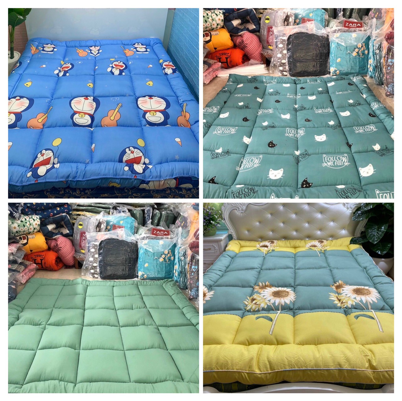 Nệm giường Topper 1.4m x 2m