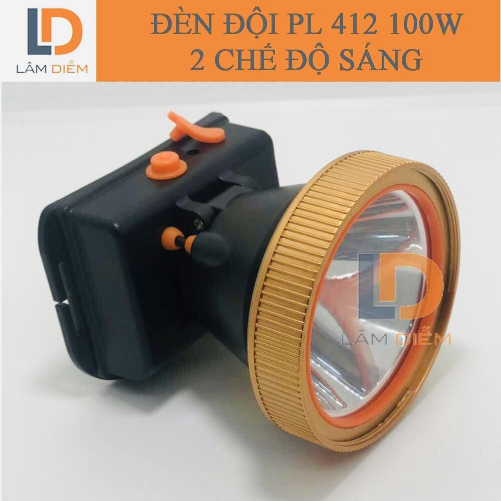 Đèn pin đội đầu siêu sáng 2 chế độ sáng PL 412