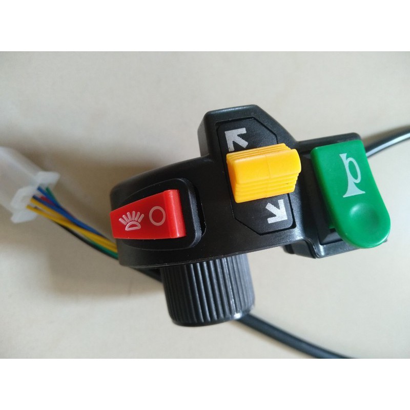 Công tắc xi nhan xe điện, cụm công tắc xi nhan lắp cho xe điện