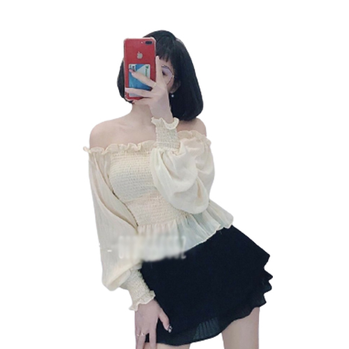 Áo Nữ  Tay Dài Nhún Eo Thời Trang Xuân Hè, Phong Cách Hàn Quốc Av06