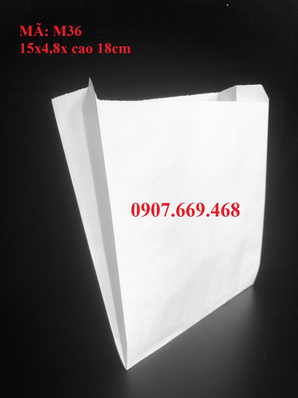 Túi giấy đựng hambuger 500 cái