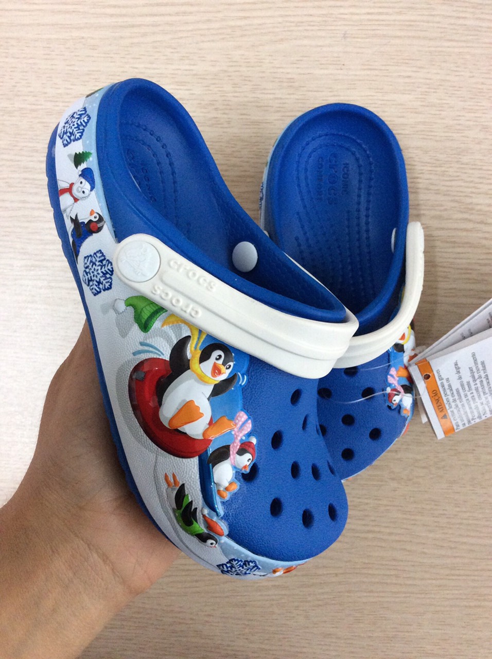 SỤC CROCS TRẺ EM- IN HÌNH TÊN LỬA 3D