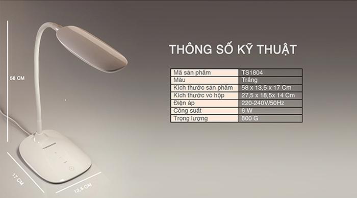 Đèn bàn Tiross TS1804