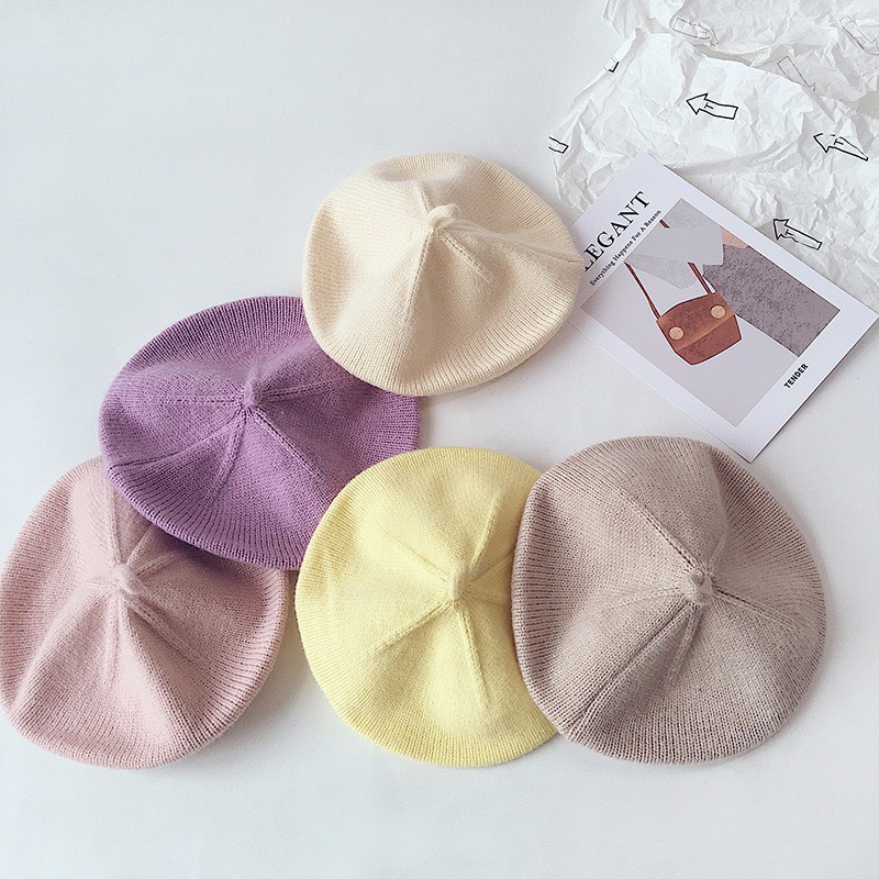Mũ nồi len trơn cho bé Mimi Kids (6m-4y) mn78