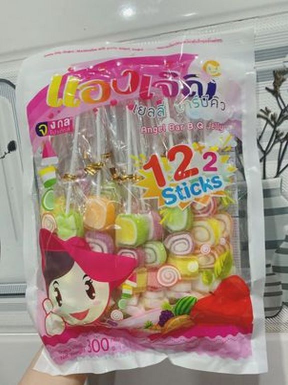 Kẹo Dẻo Xiên Que Thái Lan Lẻ 100G