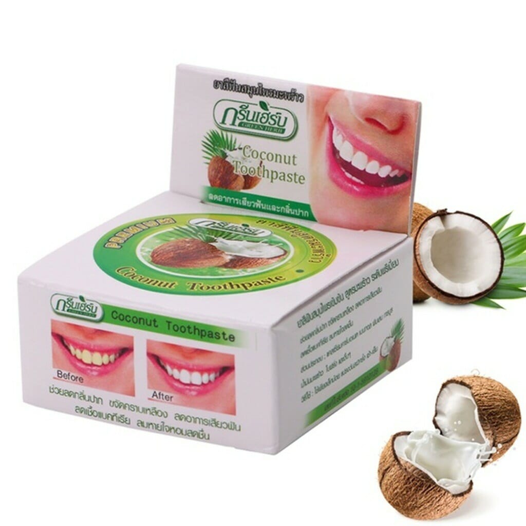[HCM]bột đánh trắng răng dừa thái lan