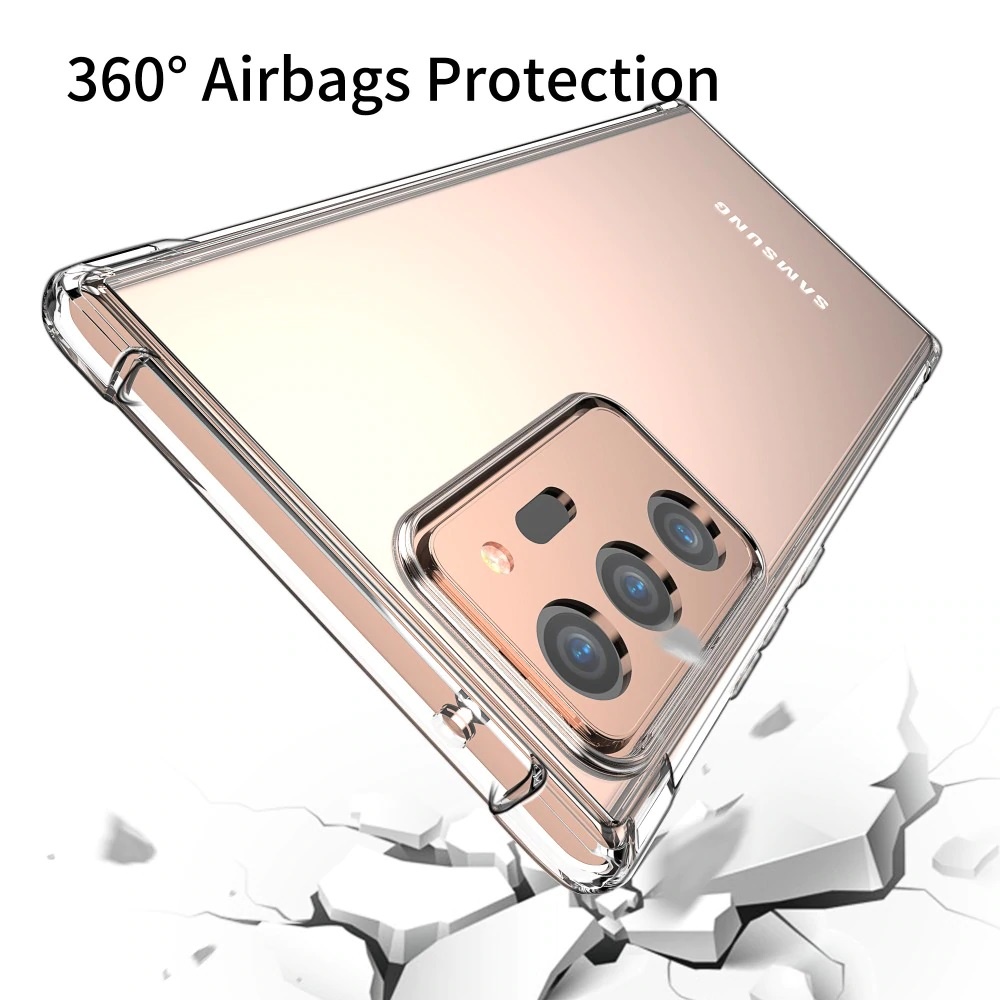 Ốp lưng dẻo trong suốt chống sốc cho SamSung Galaxy Note 20, Note 20 Ultra, Note 10, Note 10 Lite, Note 10 Plus chống va đập bảo vệ máy, siêu bền