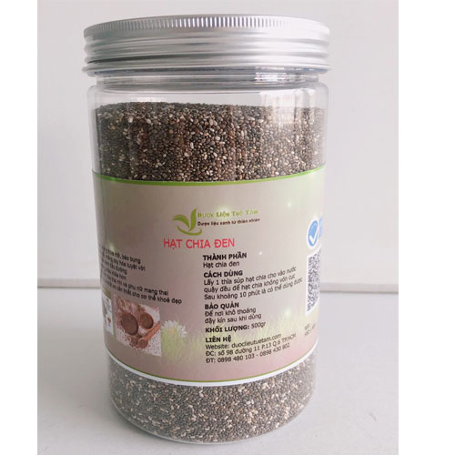 [HCM]Hạt chia đen (hủ 200gr)
