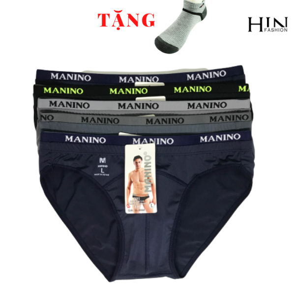Nơi bán Combo 5 quần lót tam giác nam Manino thun lạnh cao cấp - co giãn 4 chiều cực tốt - quần sịp nam - HIN Fashion S05