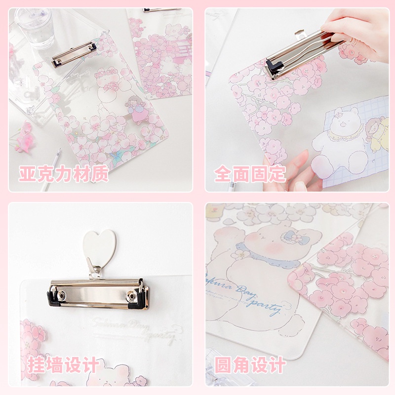 Bìa kẹp hồ sơ A4 Sakura day party