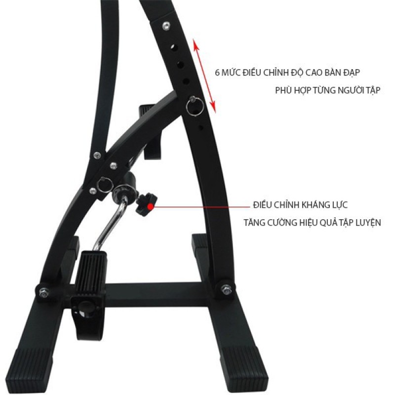 Xe đạp tập thể dục Dual bike cho người già