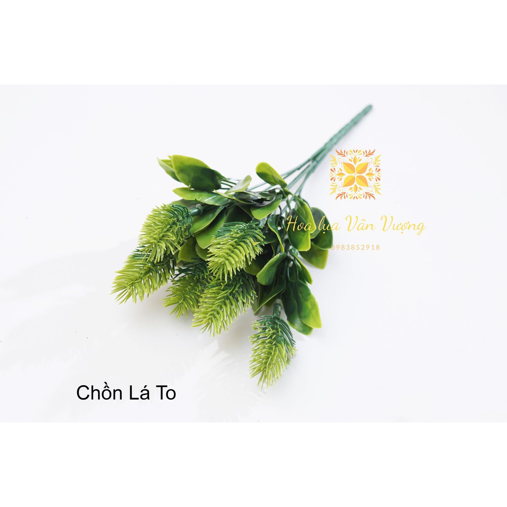 Hoa giả - cành điểm, cành chồn lá to
