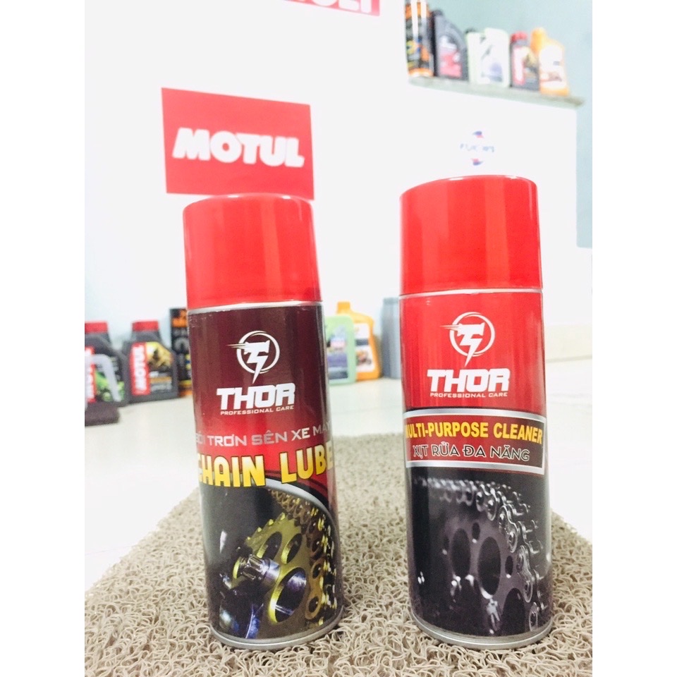 BỘ VỆ SINH BẢO DƯỠNG XÍCH SÊN THOR (400ml)