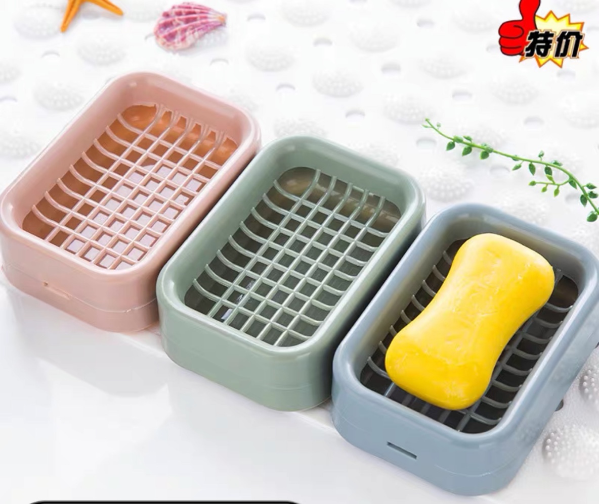 Khay đựng xà bông nhà tắm - hộp đựng xà bông - kệ đựng xà bông - khay nhựa đựng cục xà phòng