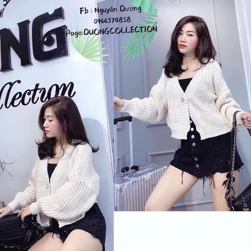 ÁO LEN NỮ GÀI NÚT HÀNG NHẬP QUẢNG CHÂU CAO CẤP