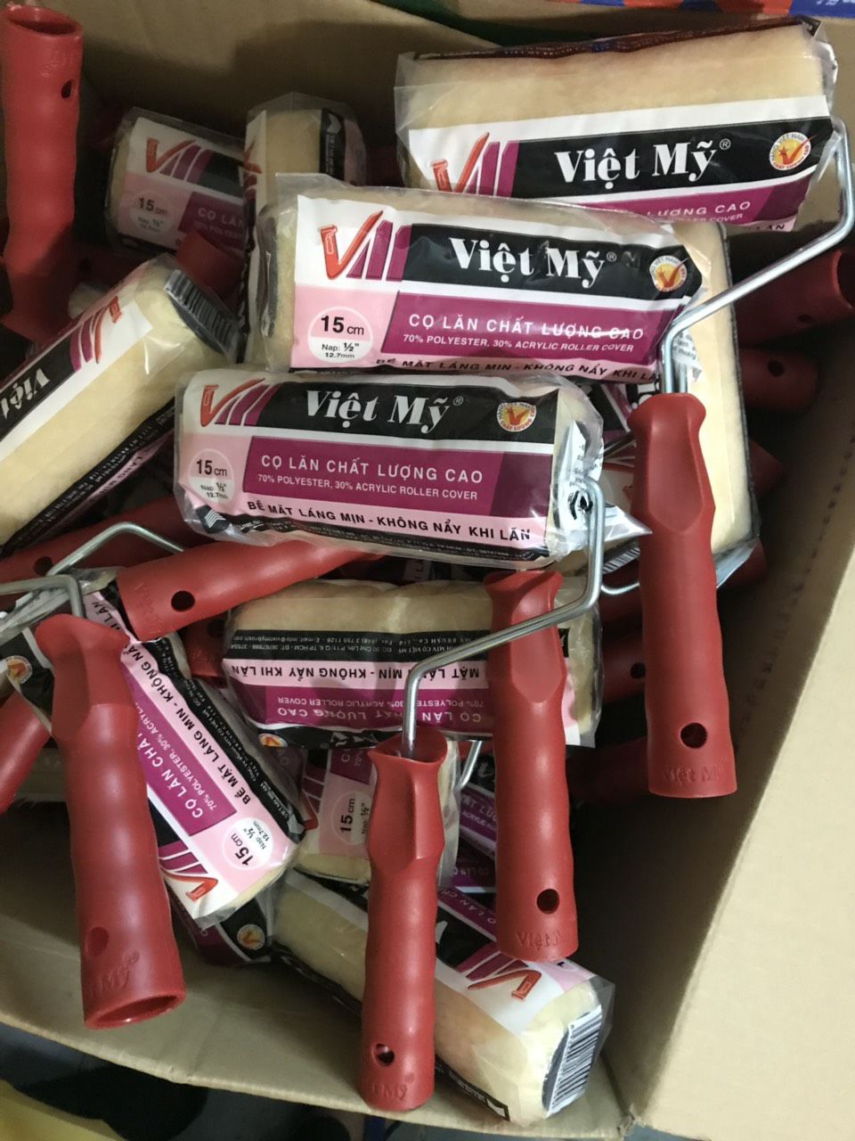 Con lăn sơn bề ngang  21 cm Việt Mỹ