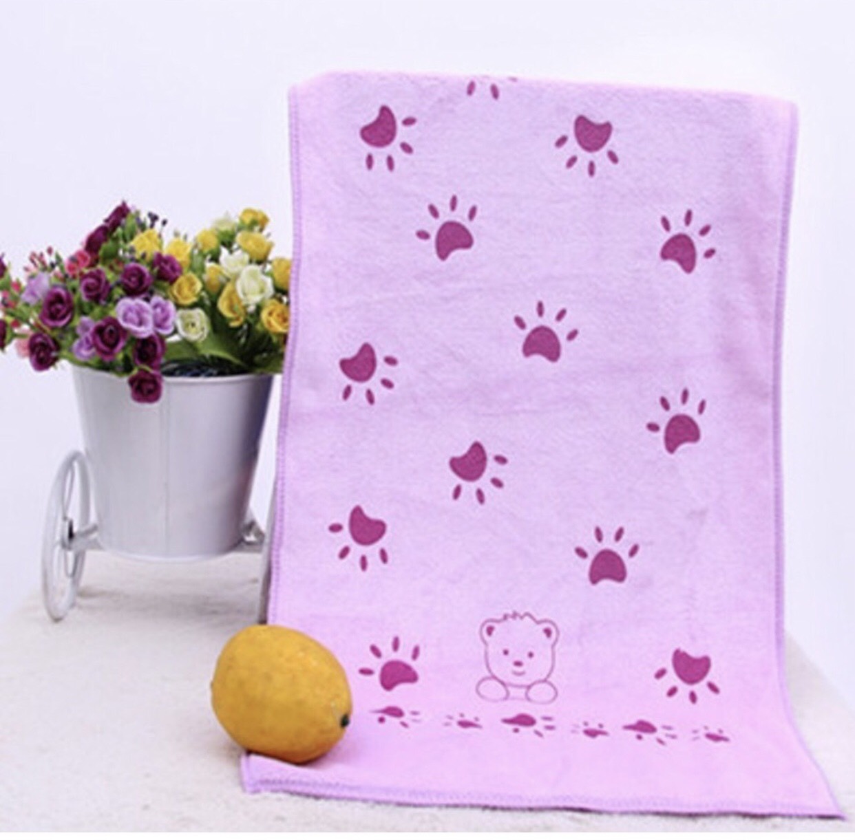 Khăn mặt cho bé, kt 25 * 50 cm, siêu mềm