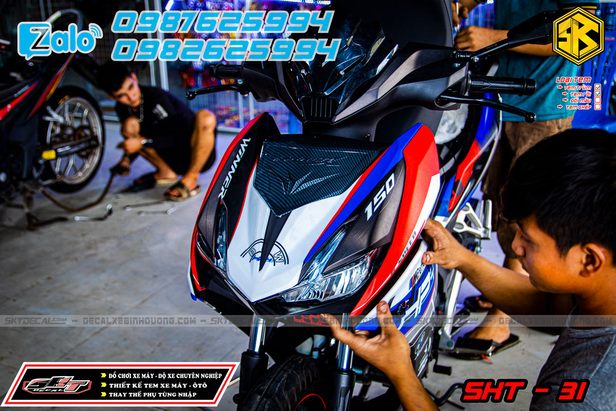 tem trùm winner x xanh đen đỏ hp4