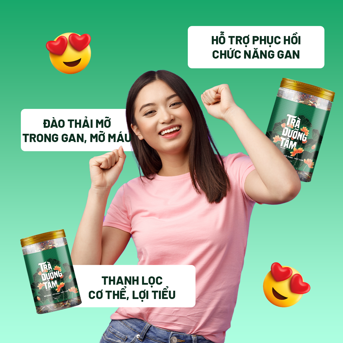 Trà Thảo Mộc Dưỡng Tâm, An Thần Bổ Máu
