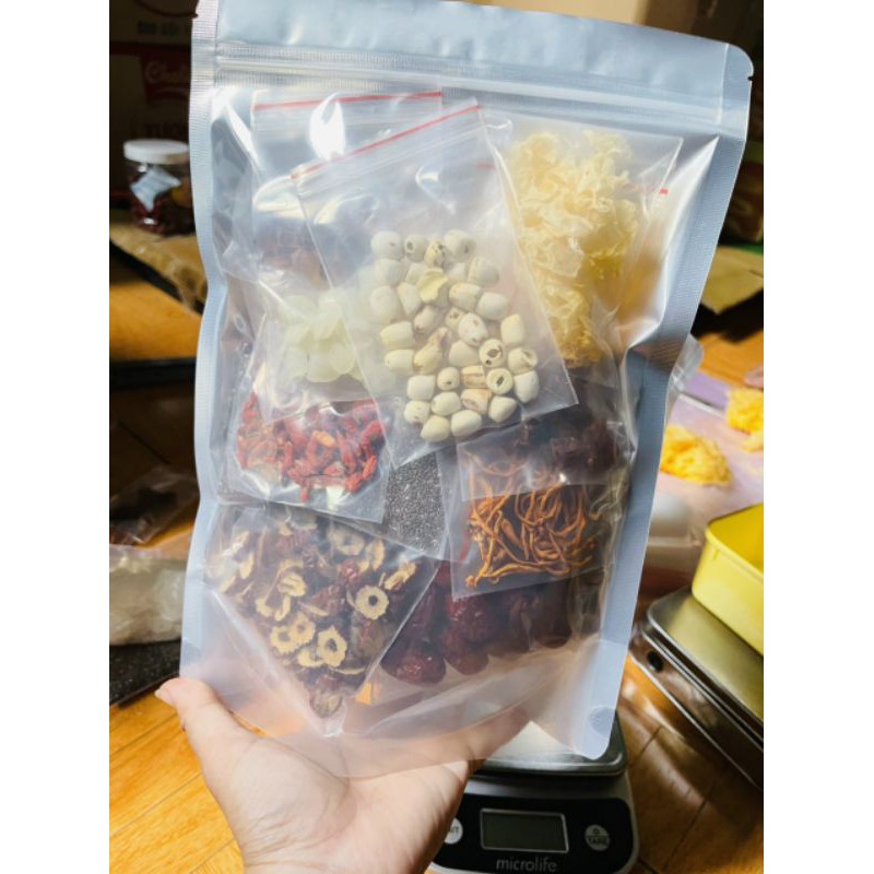 [ HOÀN TIỀN 10% ]Sét chè dưỡng nhan 400gr 12 vị