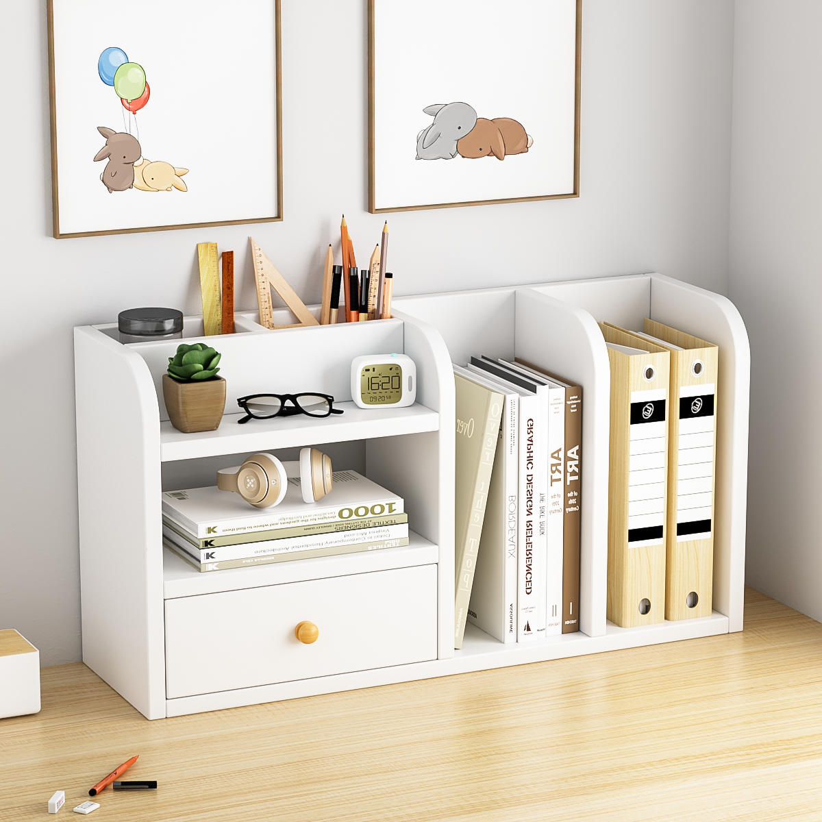 Kệ sách để bàn IGA phong cách Nordic - GP176