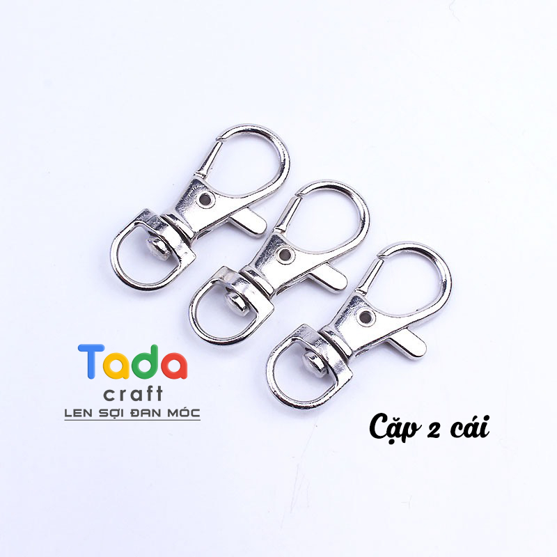 (Cặp 2 cái) Móc Càng Cua Thường Phụ Kiện Làm Túi Ví