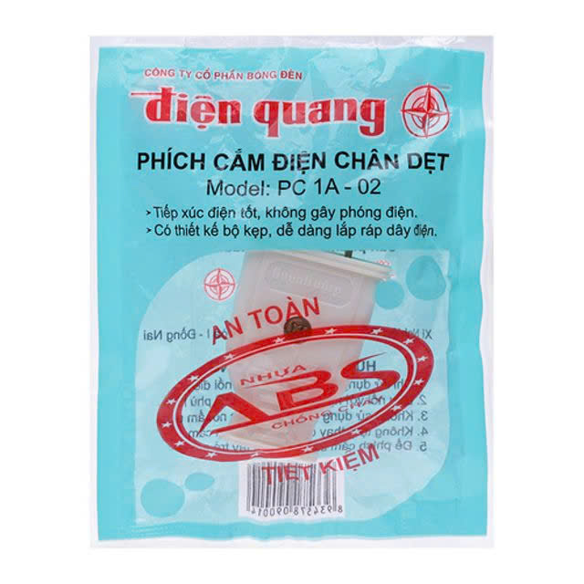 Set 5 Phích cắm Điện Quang PC 1/2A-02