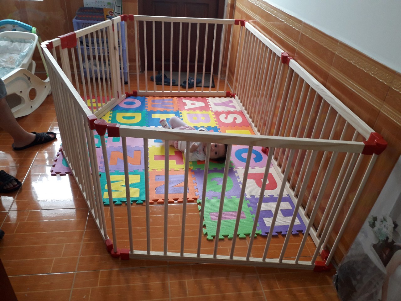 Cũi 5D Playpen 6 Cánh