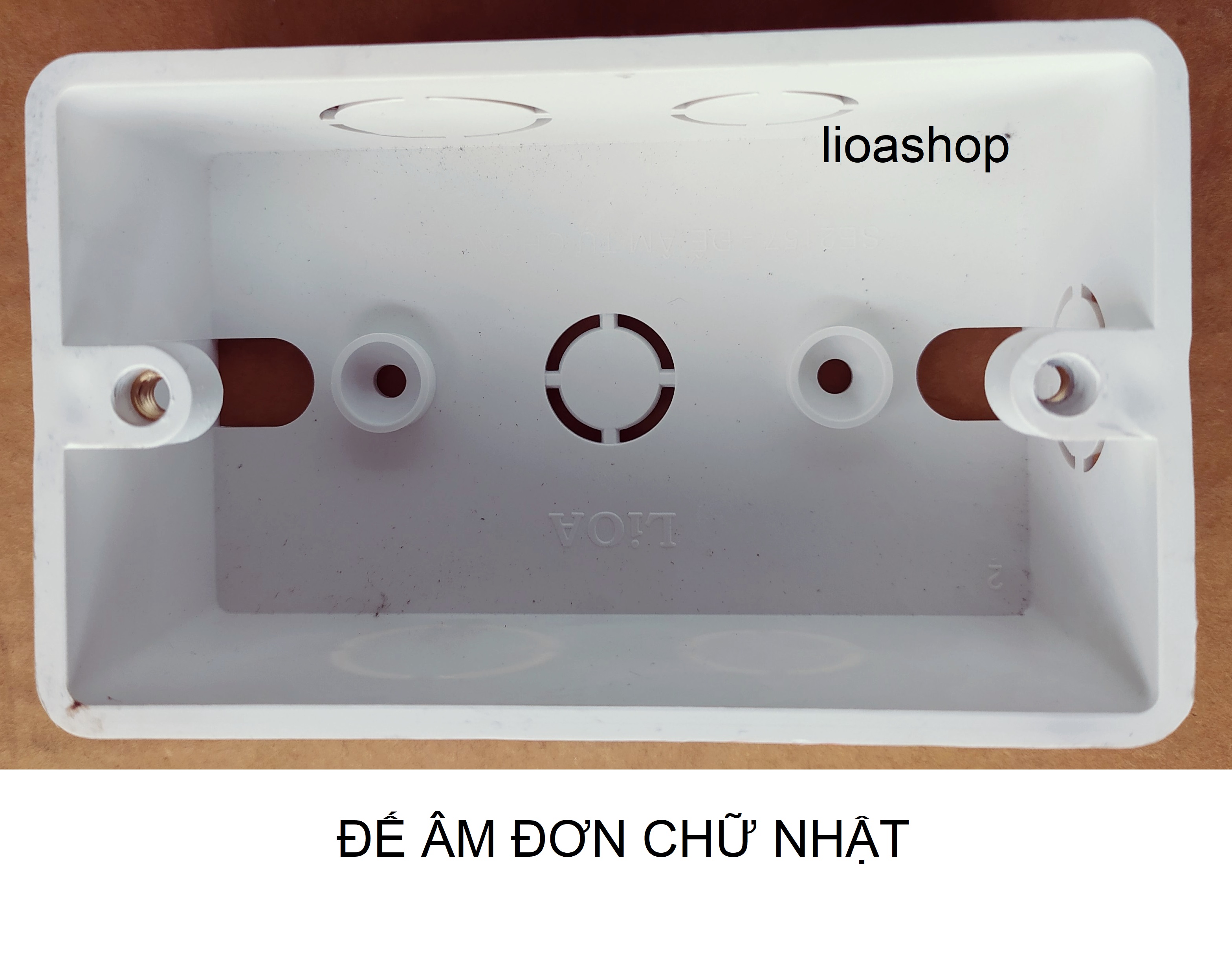BỘ 5 ĐẾ ÂM ĐƠN  CHỮ NHẬT LiOA