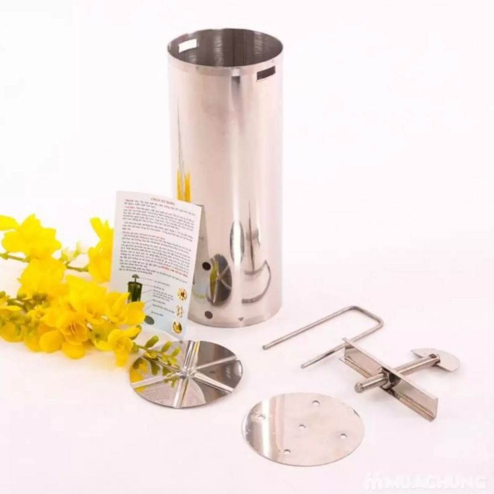 [ LOẠI 2 KG ] Khuôn làm giò INOX loại dày cao cấp, hàng cao cấp xuất khẩu.