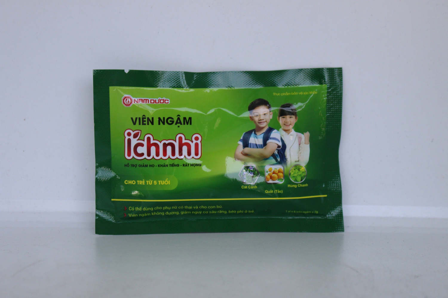 Kẹo Ngậm ÍCH NHI vỉ 6 viên