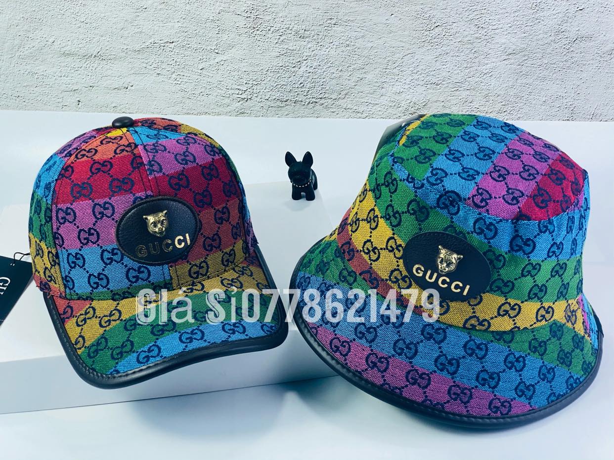 Mũ bo nón bucket hàn quốc (G) (G) trend 7 màu ❤️ Logo sói tròn thể thao cực ngầu thời trang